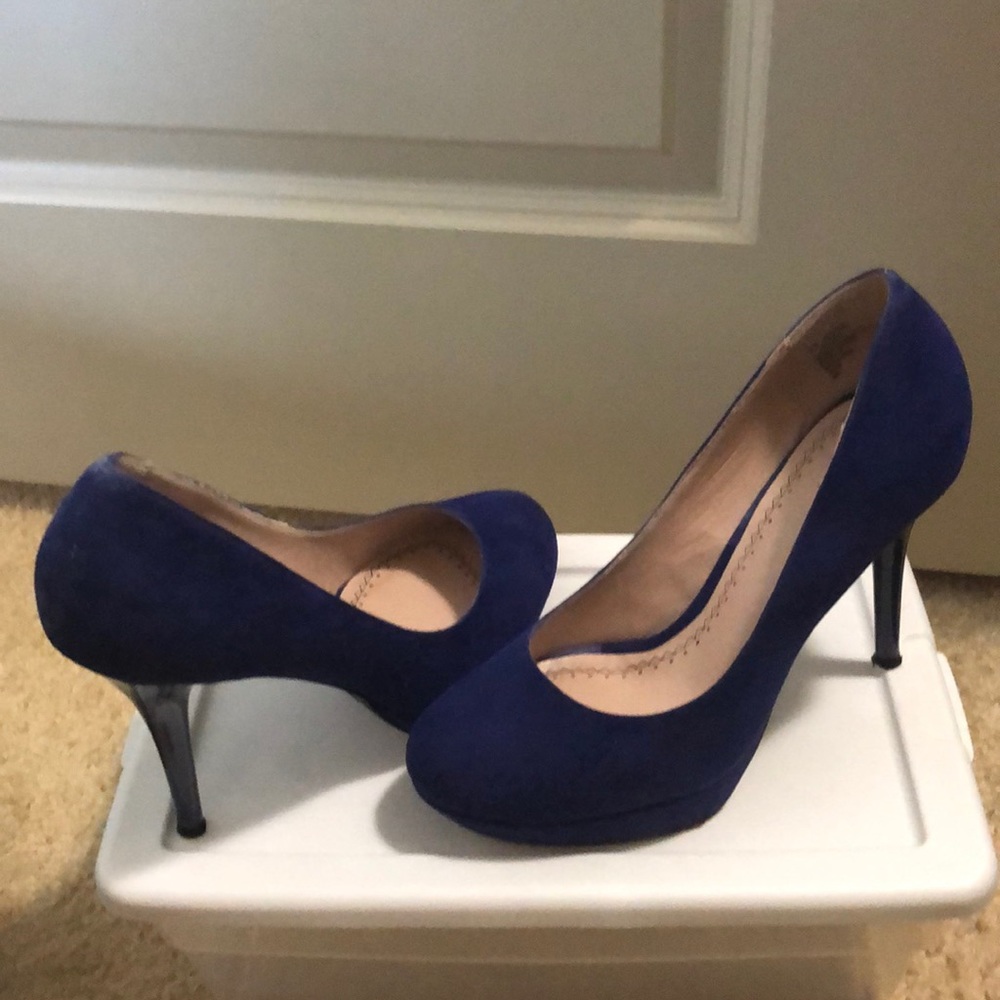 Blue heels